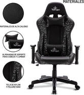 Silla Gaming Yeyian Yfrn-042920 Ryuji Night Camo, Poliester Con Naylon, Soporta Hasta 150kg